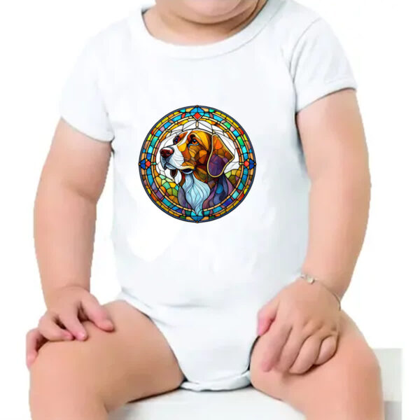 Body infantil Vitral Cachorro - Imagem 4