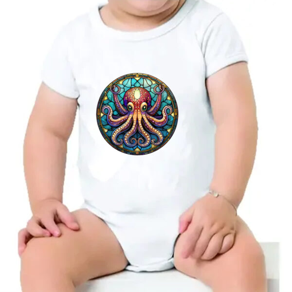 Body infantil Vitral Octopus - Imagem 4