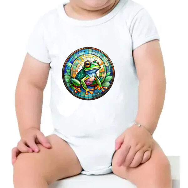 Body infantil Vitral Sapo - Imagem 4
