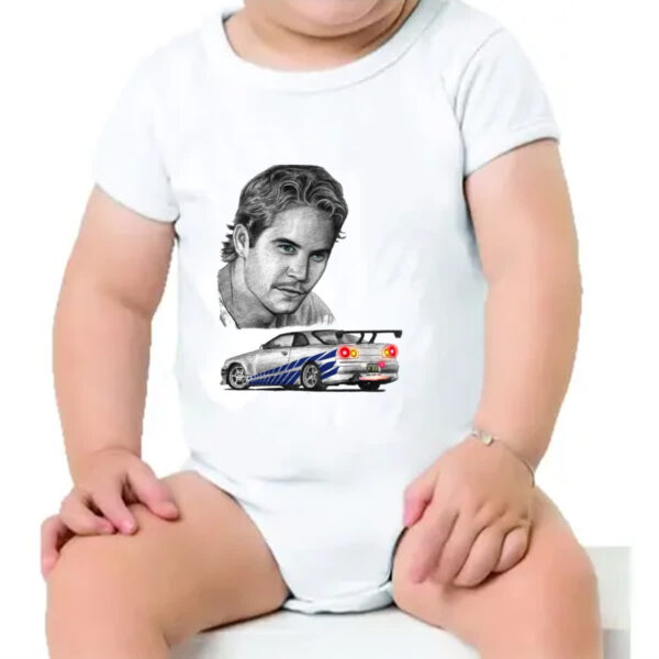 Body infantil Brian Skyline GTR Grafite - Imagem 4