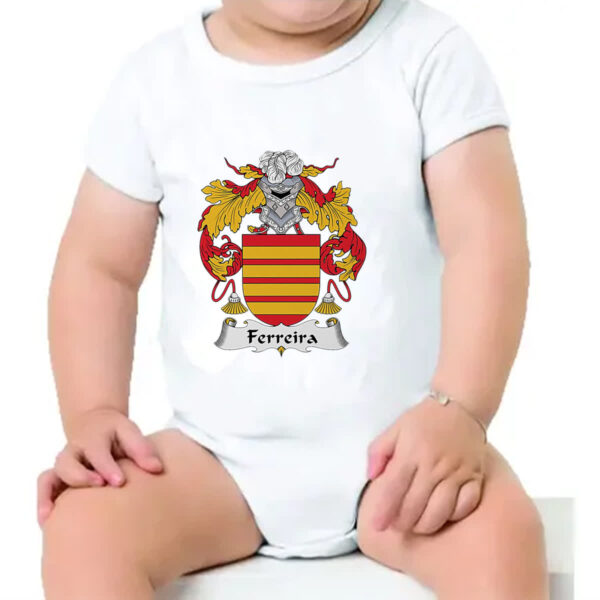 Body infantil Brasao Familia Ferreira - Imagem 4