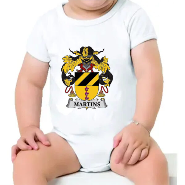 Body infantil Brasao Familia Martins - Imagem 4