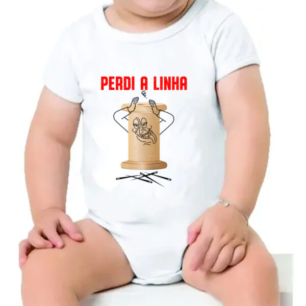 Body infantil Carretel perdi a linha - Imagem 4