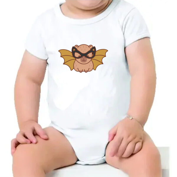 Body infantil Capivara Morcego - Imagem 4