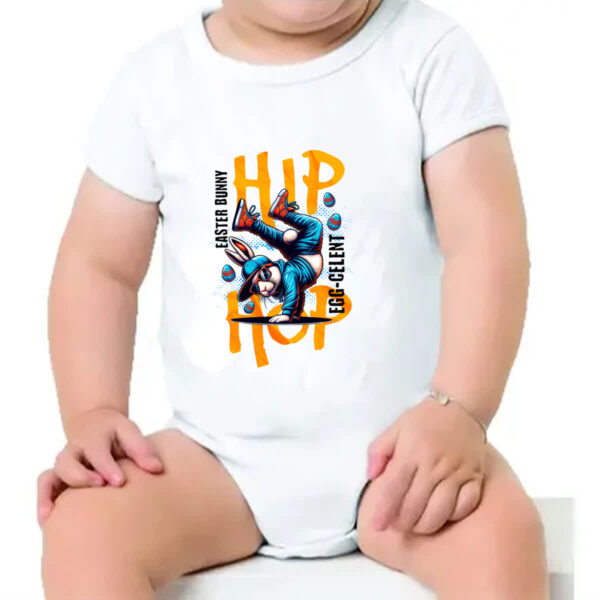 Body infantil Coelho HIP HOP - Imagem 4