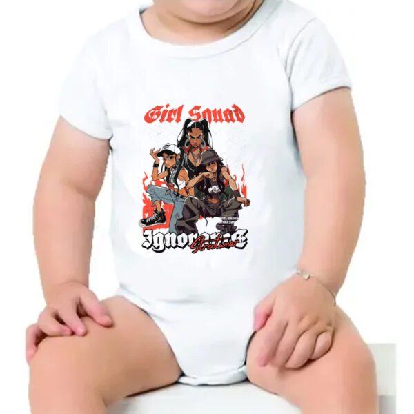 Body infantil Girl Hip Hop Squad - Imagem 4