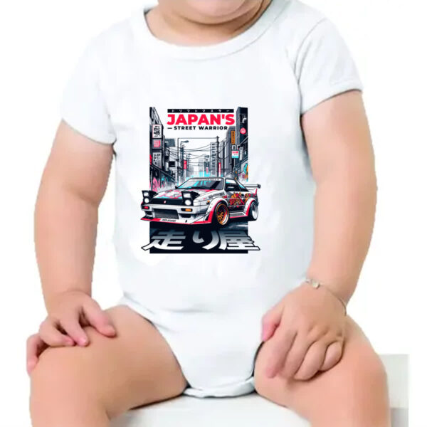 Body infantil Japan Street Warrior - Imagem 4