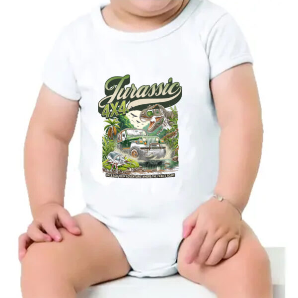 Body infantil Jurassic 4x4 - Imagem 4