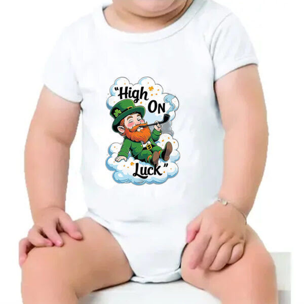 Body infantil Leprechaun cheio de sorte - Imagem 4