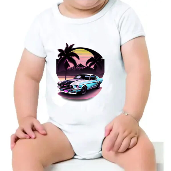 Body infantil Mustang Sunset Arte - Imagem 4