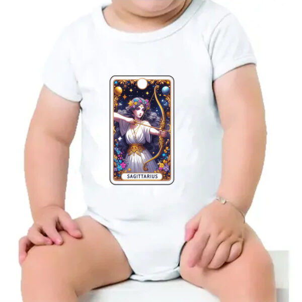 Body infantil Signo Carta Taro Sagitario - Imagem 4