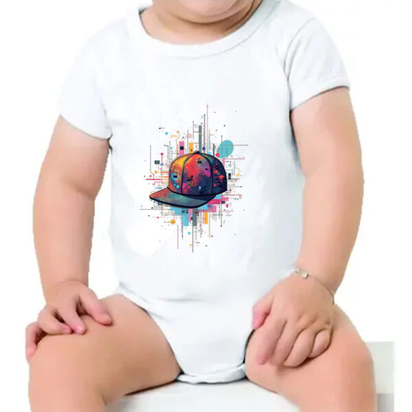 Body infantil Bone arte psicodelica - Imagem 4