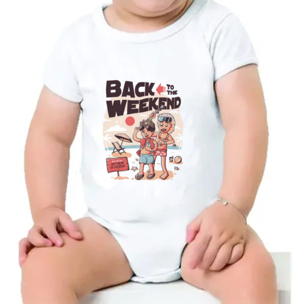 Body infantil Back to the weekend - Imagem 4