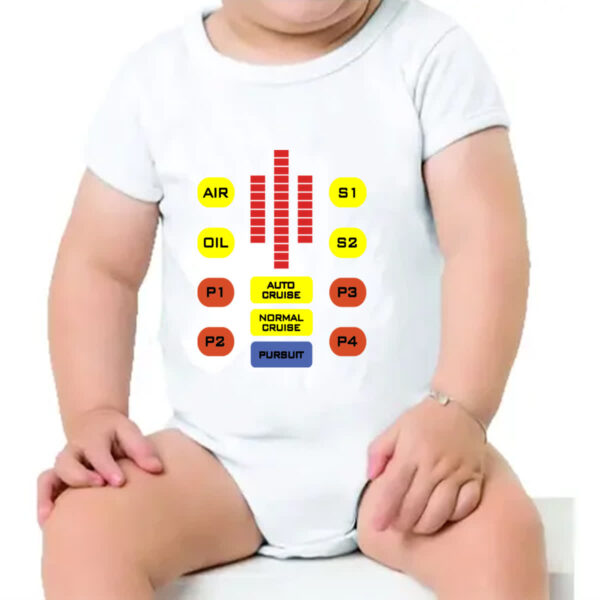 Body infantil Super Maquina Kitt Painel Nostalgia - Imagem 4