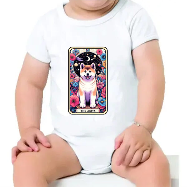 Body infantil Taro cachorro Akita - Imagem 4