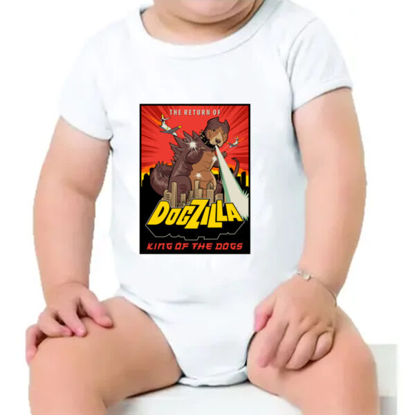 Body infantil Dogzilla - Imagem 4
