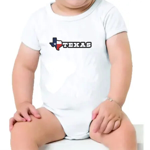 Body infantil Texas mapa estado country - Imagem 4