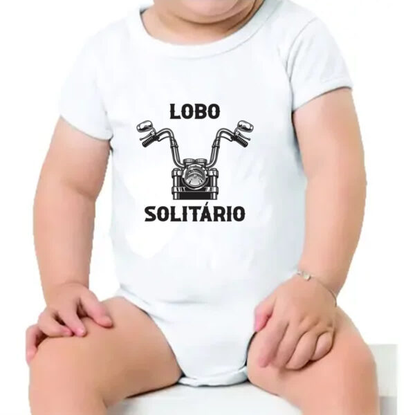 Body infantil Guidao moto lobo solitario - Imagem 4