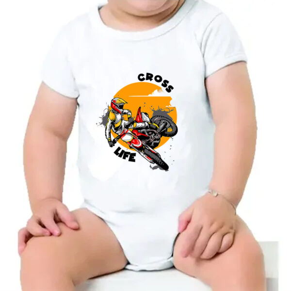 Body infantil Moto Cross Life - Imagem 4