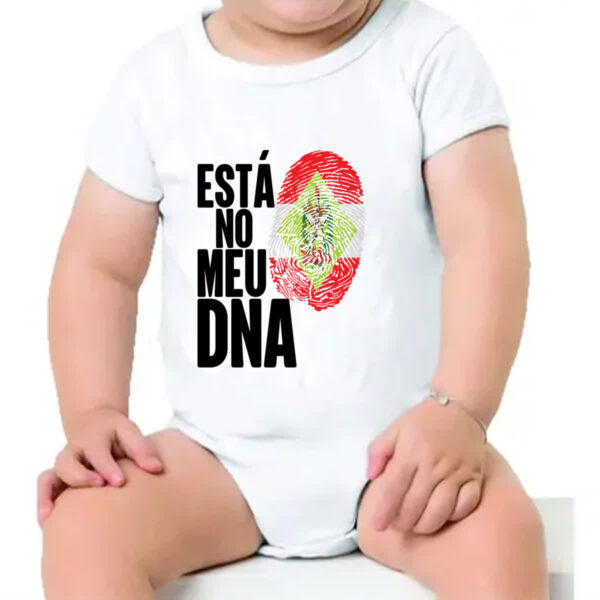 Body infantil Esta no meu DNA Santa Catarina - Imagem 4