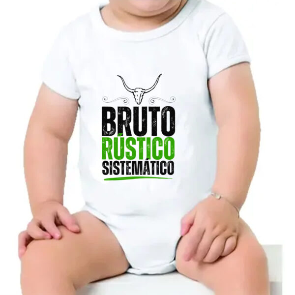 Body infantil Bruto Rustico Sistematico - Imagem 4