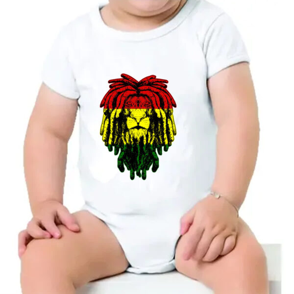 Body infantil Leao Rastafari - Imagem 4