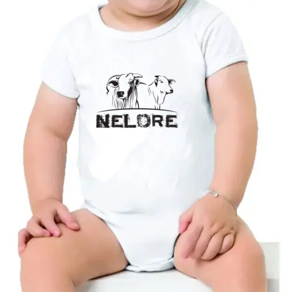 Body infantil Vaca Nelore 1 - Imagem 4
