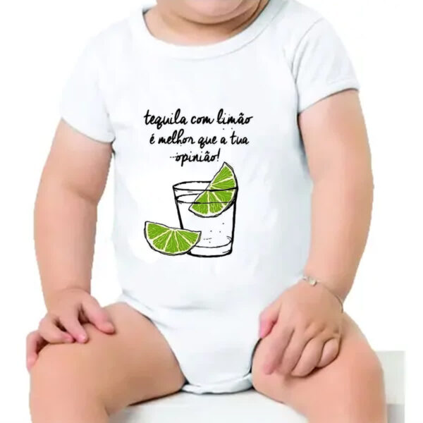 Body infantil Tequila com limao opniao - Imagem 4