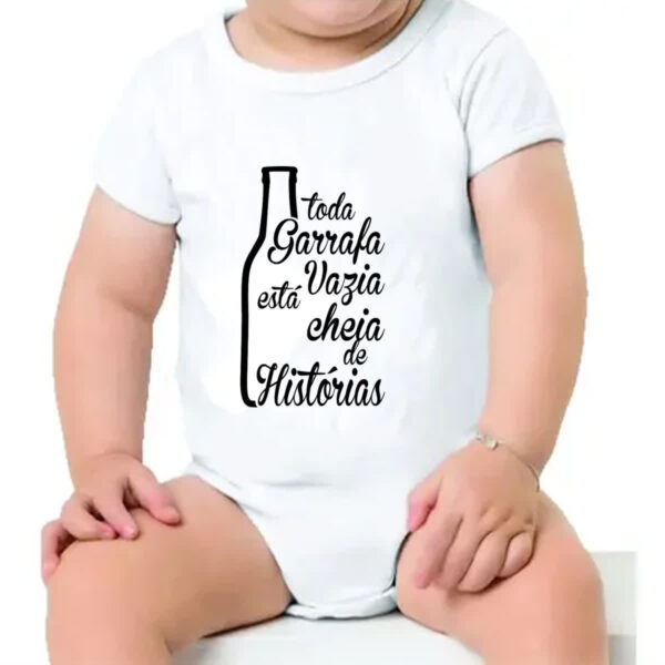 Body infantil Toda Garrafa Vazia  tem Historia - Imagem 4