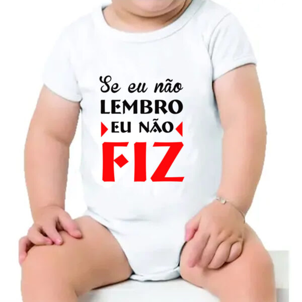 Body infantil Se eu nao lembro - Imagem 4