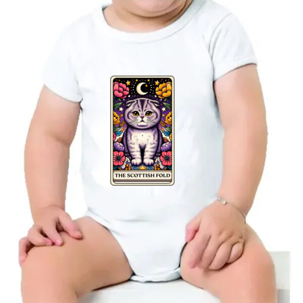 Body infantil Taro Gato Scottish Fold - Imagem 4