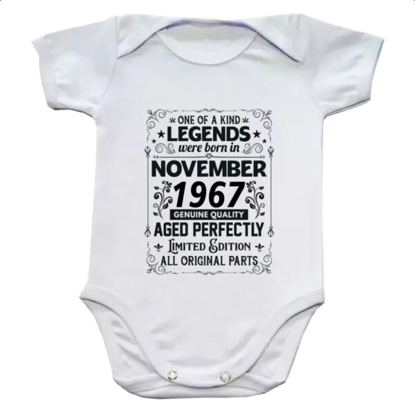 Body infantil Legends Were Born NOV-1967