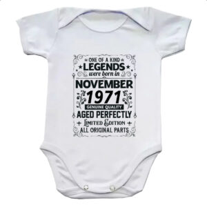 Body infantil Legends Were Born NOV-1971