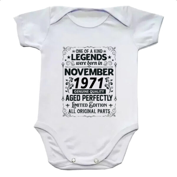 Body infantil Legends Were Born NOV-1971