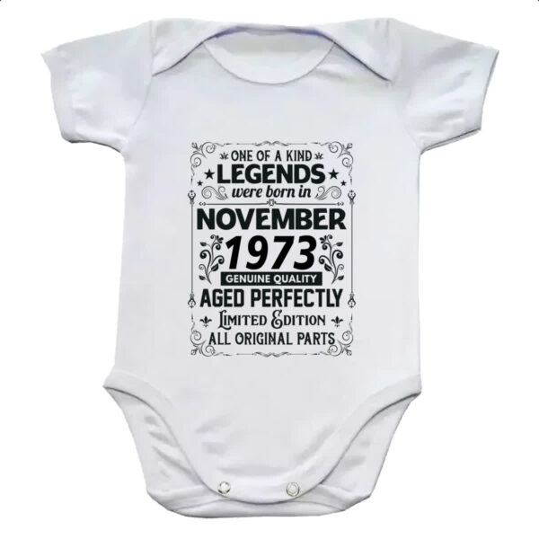 Body infantil Legends Were Born NOV-1973