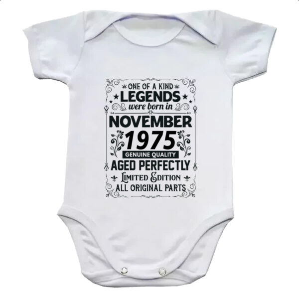 Body infantil Legends Were Born NOV-1975