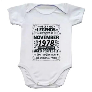Body infantil Legends Were Born NOV-1978