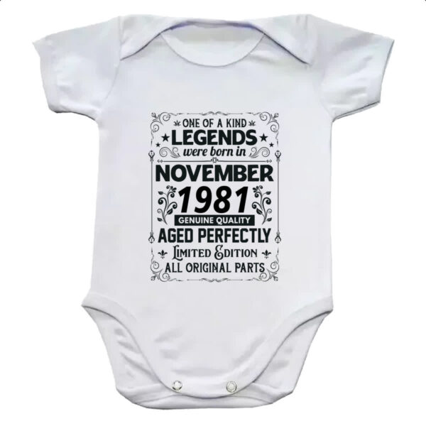 Body infantil Legends Were Born NOV-1981