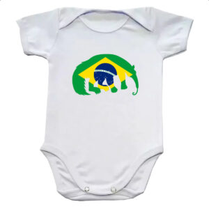 Body infantil Tamandua Bandeira Fauna Brasileira
