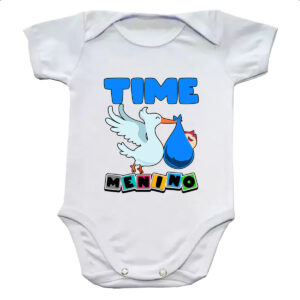 Body infantil Cegonha Time Menino