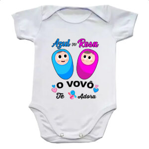 Body infantil Cha Revelacao o Vovo te adora