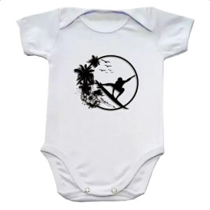 Body infantil Surf Noir Design