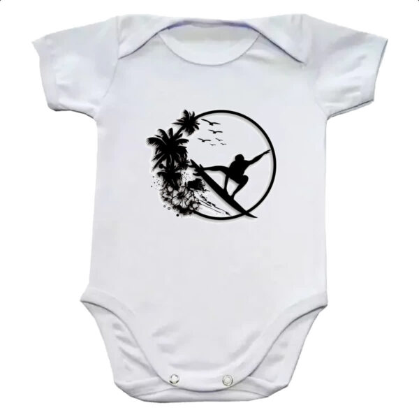 Body infantil Surf Noir Design