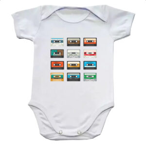 Body infantil Tapes Fitas K7 Vintage