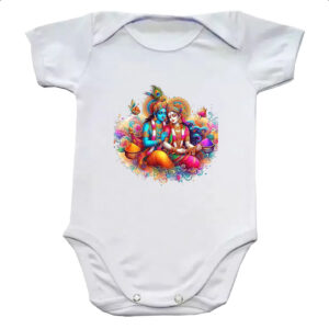 Body infantil Holi Radha Krishna