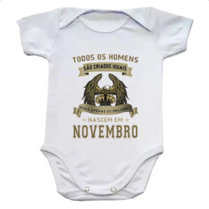 Body infantil Homem Lenda Aguia Novembro