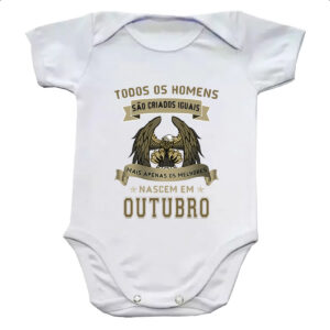 Body infantil Homem Lenda Aguia Outubro