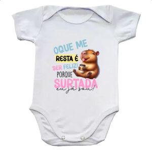 Body infantil Capivara resta ser feliz