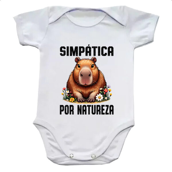 Body infantil Capivara Simpatica por Natureza
