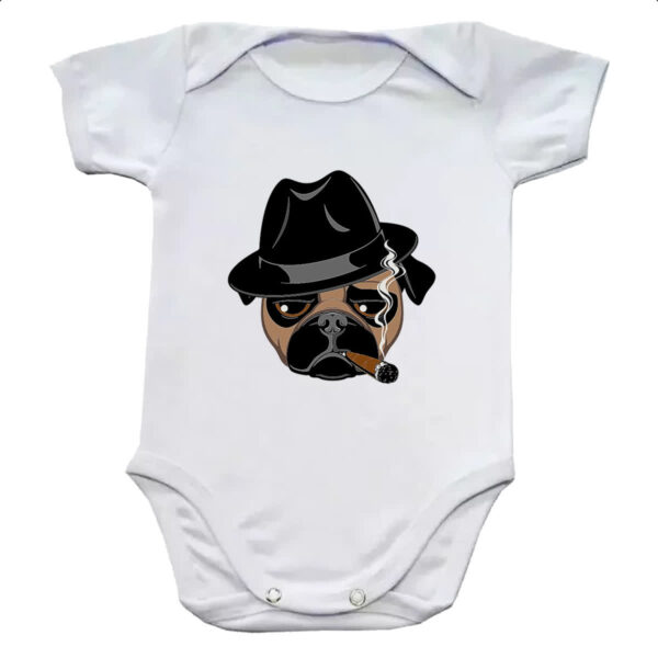 Body infantil Pug Mafioso